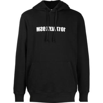 mirrored-logo hoodie