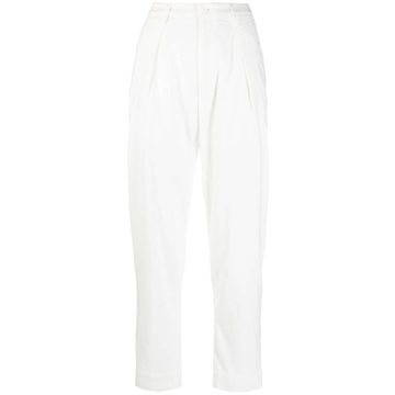 cropped tailored trousers