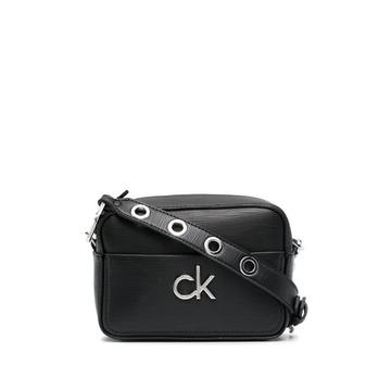 logo-plaque crossbody bag