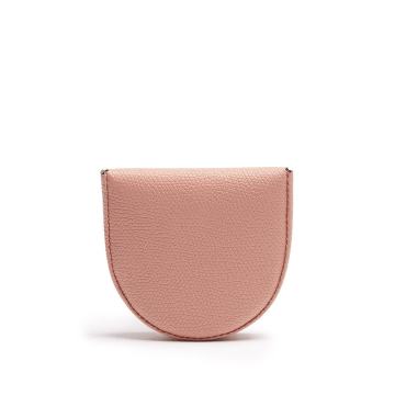 Grained-leather coin purse