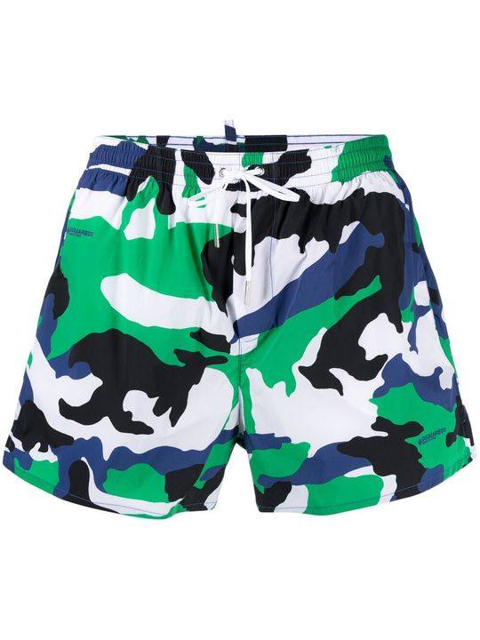 camouflage-print swim shorts展示图