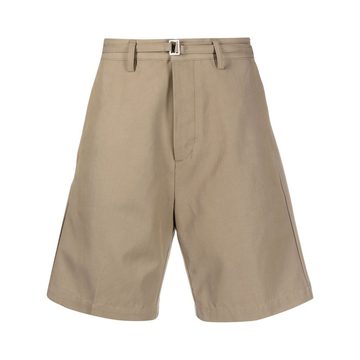 knee-length belted shorts