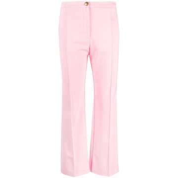 cropped flared trousers