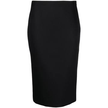 pencil midi skirt