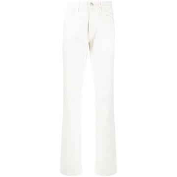 slim-cut trousers