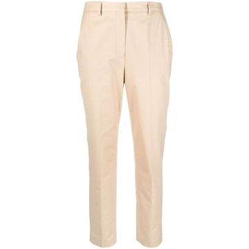 slim-fit tailored trousers