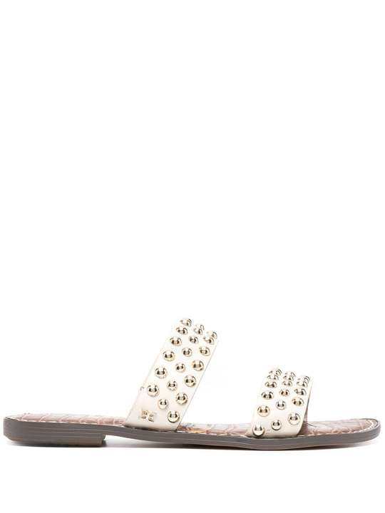 studded slip-on sandals展示图