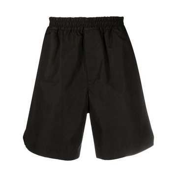 elasticated-waist Bermuda shorts