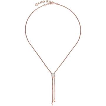 Fiji button lariat diamond necklace