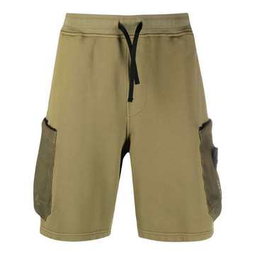 drawstring track shorts