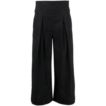 high-waisted culottes