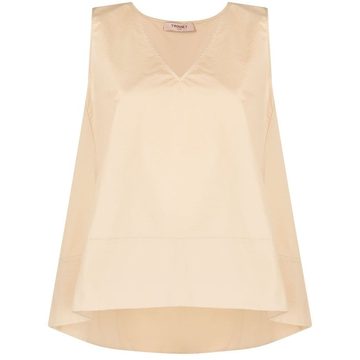 V-neck sleeveless blouse