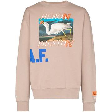 logo-print crew-neck sweatshirt