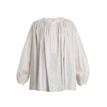 Striped cotton shirt