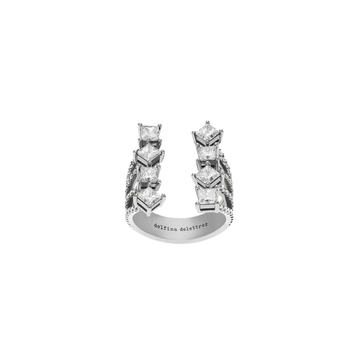 One Of A Kind 18K White Gold Princess Ring