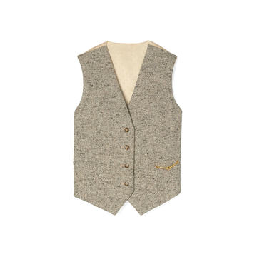 Linen-Blend Waistcoat