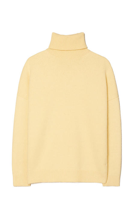 Oversized Cashmere Turtleneck Sweater展示图