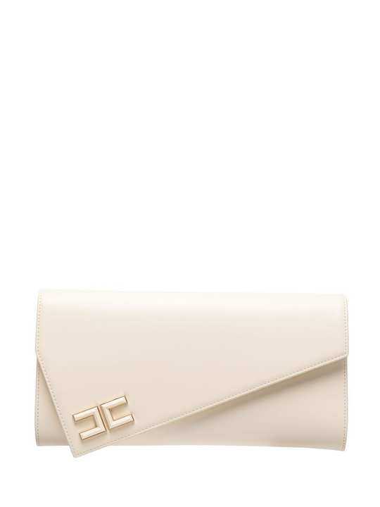 logo-plaque clutch bag展示图