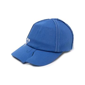 threaded-design six-panel cap