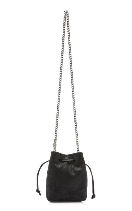 Micro Falabella Faux Leather Drawstring Crossbody Bag展示图