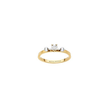 18K Yellow Gold Two In One Ring