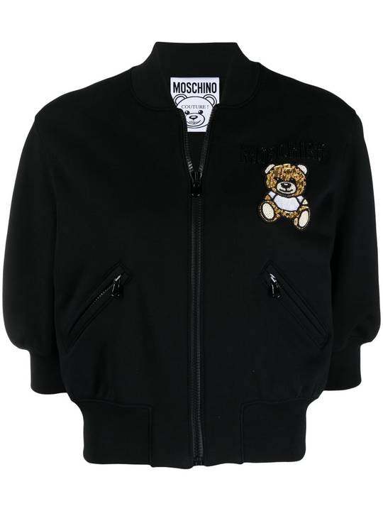 Teddy Bear 短款飞行员夹克展示图