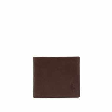 Camo bill-fold leather wallet