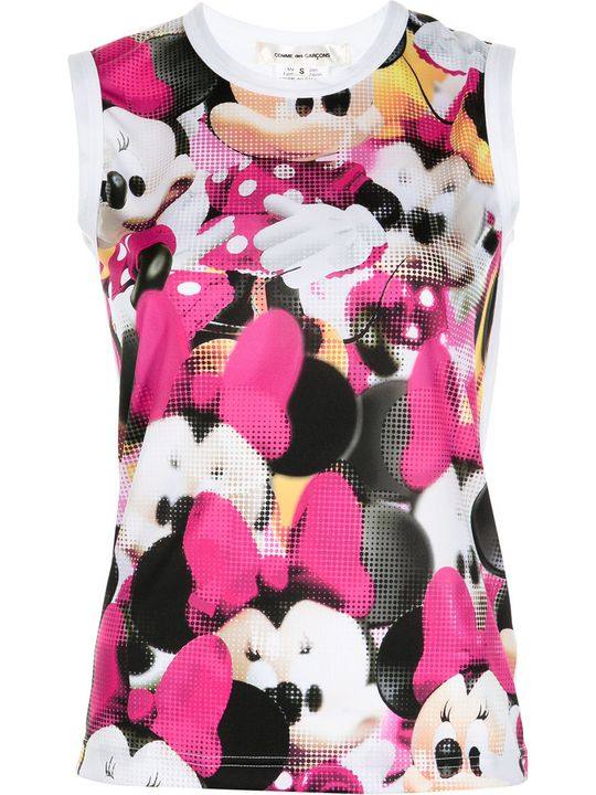 Minnie Mouse-print sleeveless top展示图