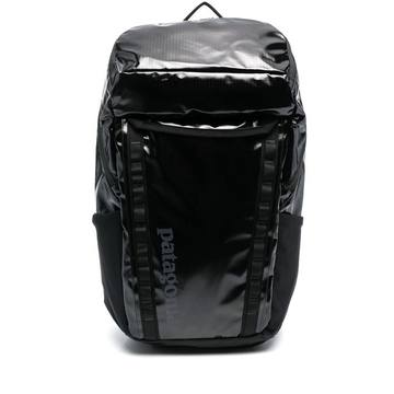 logo high-shine backpack