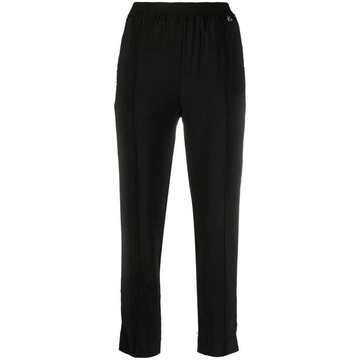 elasticated-waist trousers