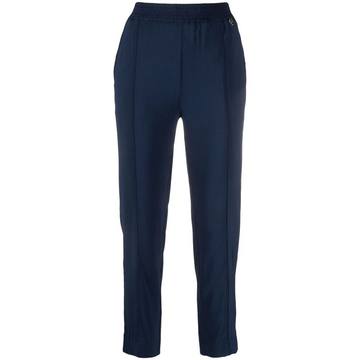 elasticated-waist trousers