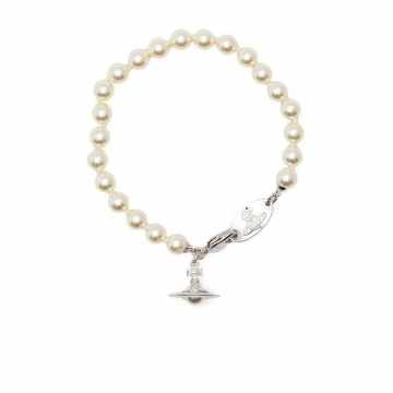 Orb faux-pearl bracelet