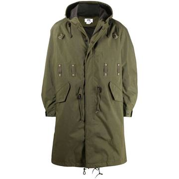 hooded parka coat