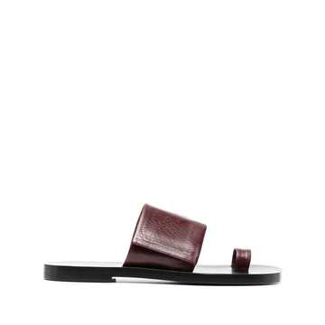 toe-loop flat sandals