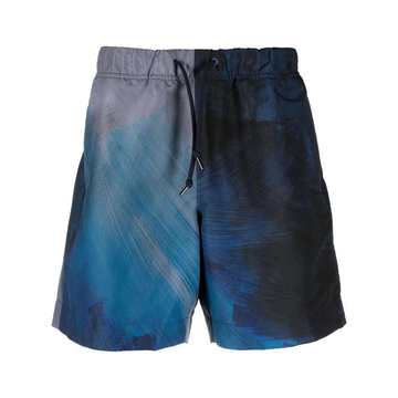 gradient-effect track shorts