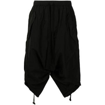 drawstring-fastening track shorts