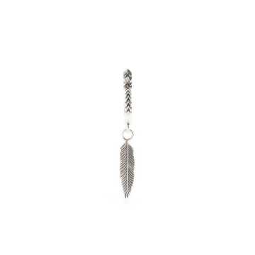 feather pendant earring