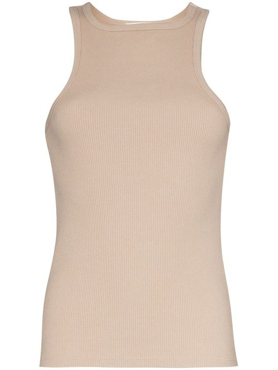 sleeveless ribbed tank top展示图