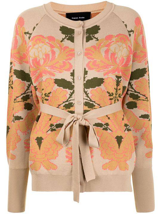 floral pattern cardi-coat展示图