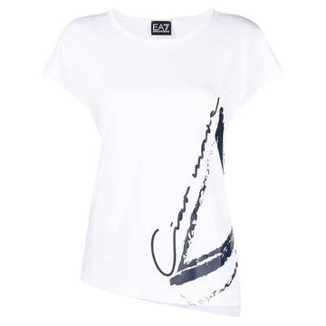 logo print T-shirt