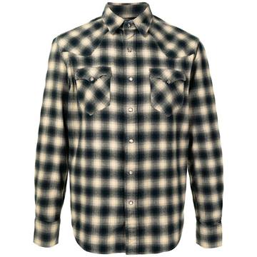 Buffalo check-print shirt