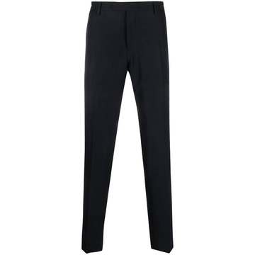 mid-rise tailored trousers