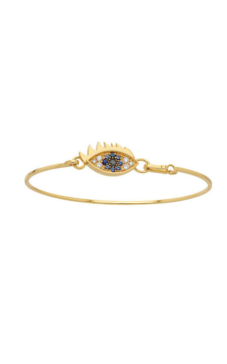 18K Yellow Gold Grandma Eye Bracelet展示图