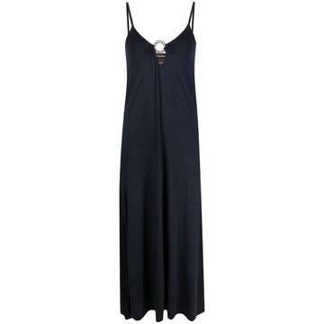 sleeveless fitted maxi dress