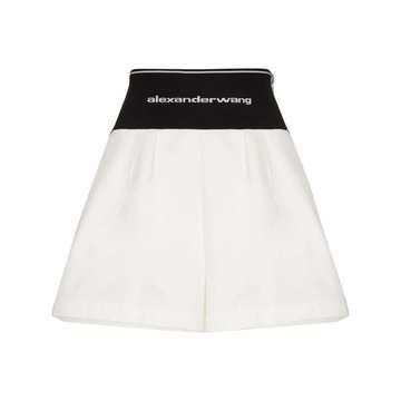 logo-waistband track shorts