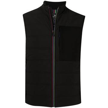 contrast panel gilet