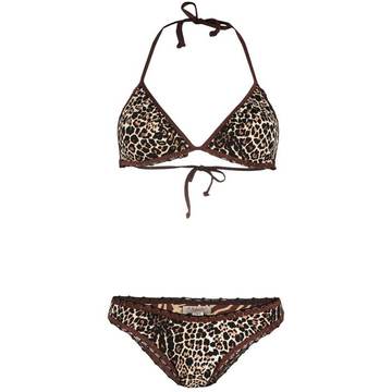 Carinam mix-print bikini set