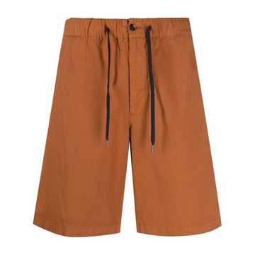 mid-rise cotton deck shorts