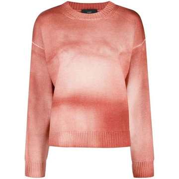 tie-dye effect jumper