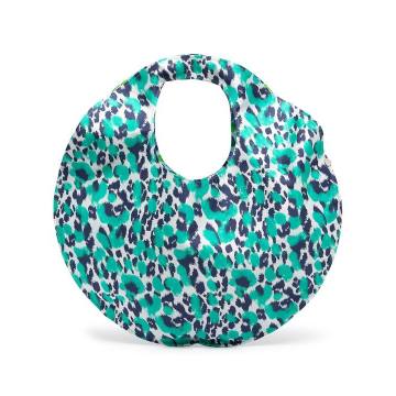 leopard-print circular bag